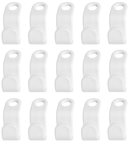Amosfun Crochets De Cintre en S 100 Pièces Crochet De Liaison De Cintre Organisateur De Placard pour Vêtements Gain De Place pour Armoire Dressing Et Rangement Maison
