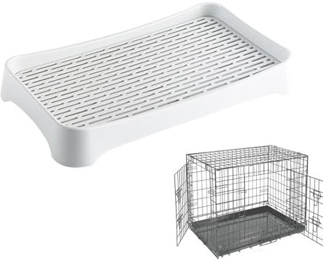 Kaninchentoilette – Katzentoilette Für Den Innenbereich, Tragbare Haustiertoilette Für Kaninchen | Leicht Zu Reinigende Kleintiertoilette, Stabile Kaninchentoilette, Kaninchenkäfigzubehör Mit Rutschfe