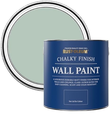 Rust-Oleum Green Wall and Ceiling Paint in a Chalky Matt Finish - Leaplish 2.5L