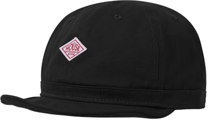 Clakllie Flat Brim Baseball Cap Soft Top Short Brim Hats Unstructured Dad Hat Snapback Trucker Hats Stylish Skateboard Hat,BB5-Black