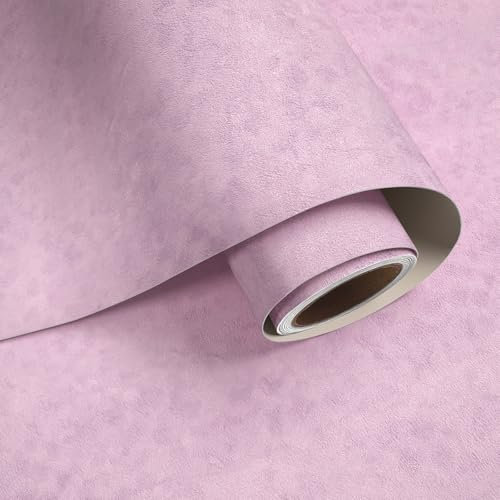 VaryPaper Papel Pintado de Terciopelo Rosa 40cmx200cm Papel Adhesivo Terciopelo Vinilo Adhesivo Muebles Papel de Pared Decorativo Papel Pintado pared Dormitorio Niña Mesita de Noche Joyero Cajones