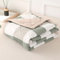 DOTBUY-SHOP Quilted Bedspreads, Check Quilt Bed Throws Cotton Filling Duvet Super King Single Double Size Children's Bed Reversible Quilted Throw for All Season (Green,200x230cm)