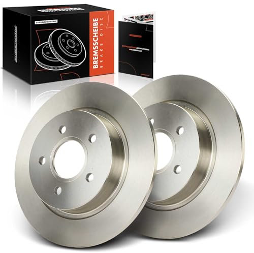 Frankberg Bremsscheibensatz inkl. 2x Bremsscheiben Hinten Voll Ø280mm Kompatibel mit Focus C-Max DM2 Focus II Turnier DA DS FFS Focus II Replace# 1500156,1323551