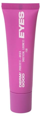 Derm Good Anti-Falten Augencreme mit Probiotika 20 ml - Pflege für über 40-Jährige, Regenerierend, Feuchtigkeitsspendend, Korrigierend, Sheabutter, Avocadoöl, Arganöl, Leichte Anwendung