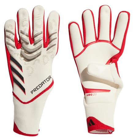 adidas Unisex Predator Pro Torwarthandschuhe White/Pure Ruby/Black 8