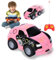 Mini Modèle de Voiture Jouet Enfant, 2,4 GHz Enfants Jouets Friction Véhicules, Mini Voitures à Tirer, Petite Voiture Miniature, Voitur-e Friction, Mi-ni Jouet de Voitur-e, Extérieur Intérieur (Rose)
