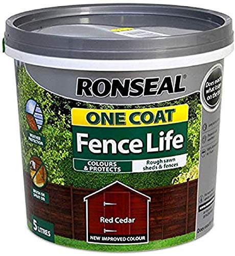 Ronseal 1 Coat Fence Life 9L Red Cedar
