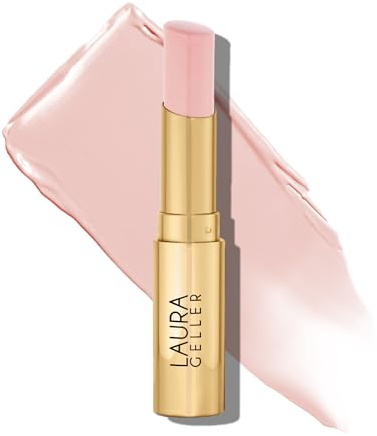 LAURA GELLER NEW YORK Jelly Balm Moisturising Tinted (Sheerly Amazing) With Hydrating Vitamin E, Semi-Shine Finish With Juicy Lip-Stick Colour For Smooth & Glossier Lips