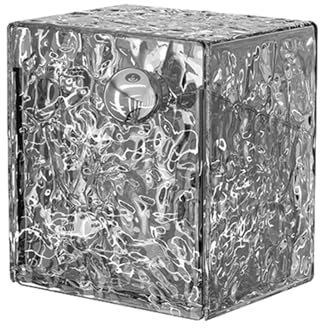 Contenitore per bastoncini di cotone, contenitore per bastoncini di cotone, organizer per bastoncini di cotone, organizer per labbra da bagno, scatola autoadesiva con onde d'acqua
