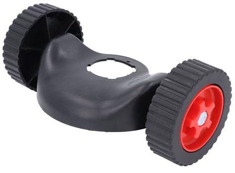 Fockety String Trimmer Wheels, Adjustable Support Wheels with Guard, Universal Grass Trimmer Accessories for Home, Lawn, Garden