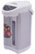 Thermopot Wasserspender 4 Liter Edelstahl Heißwasserspender Dispender 750W Glühweinkocher Teekocher (Grau)