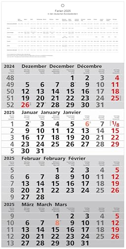 Güss 4-Monatskalender Viermonatskalender 60x30cm