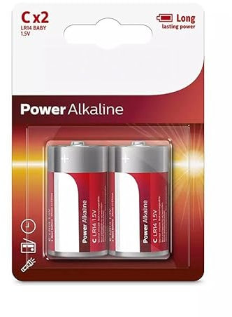 Pile alcaline LR14 C de 1,5 V, Haute durée et Performance, idéale pour Les appareils électroniques et Les Jouets.