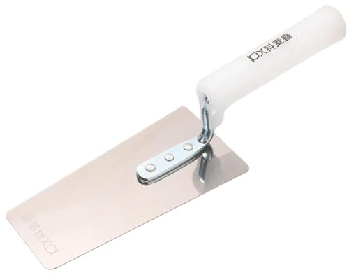 Cazzuola per calcestruzzo – Cazzuola di misurazione | Cazzuola in acciaio inox | Cazzuola per intonaco dal design bilanciato con manico ergonomico, strumenti per muratura per costruzione, stuccatura,