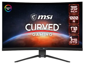 MSI MAG 325CQRFDE-QD, Rapid VA, 80 cm (31,5 Zoll) Curved, 170Hz, FreeSync Premium, QD - DP, 2xHDMI