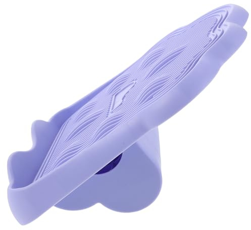 Ciieeo Tabla de Estiramiento para Fitness Multifuncional Plegable Plataforma Inclinada para Pies y Tobillos Equipo de Estiramiento de Pantorrillas Masajeador Color Púrpura Portátil