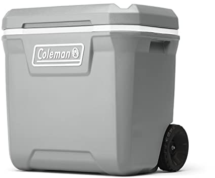Coleman 316 Series - Enfriador portátil Aislado con Ruedas Resistentes, Enfriador de Ruedas a Prueba de Fugas con Capacidad para más de 100 latas, Mantiene el Hielo hasta 5 días