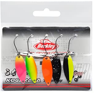 Berkley Area Game Spoons 5 Pack - Kleiner Blinker zum Forellen- und Barschangeln, bleifrei, Fusion 19-Haken