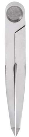 QUARKZMAN Navigationsavdelare 5 tum 125 mm justerbar rak mönster-avdelare kompass för metallbearbetning, geometriritning, träbearbetning