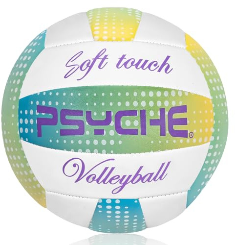 Wisdom Leaves Volleyballs,Soft Volleyball Ball for Indoor Outdoor Beach Park Games Play and Training (Official Size 5)