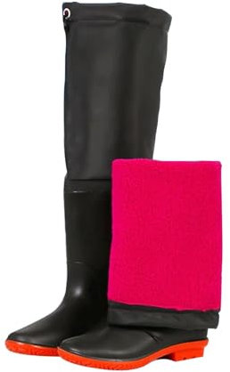 JCWGLY Wathose Leichte Warme Watstiefel Für Damen Und Herren, 60 cm Hoch, rutschfest Und Wasserdicht, Watstiefel Für Angeln Und Jagen(46 EU)