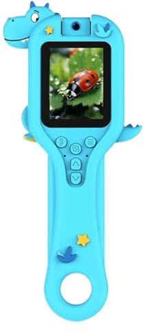 Microscope Scientifique pour – Microscope numérique Dinosaure 500X, écran HD 2 Pouces, Outil d'apprentissage STEM avec Fonction Rechargeable par USB | Jouet éducatif d'extérieur pour Salle de