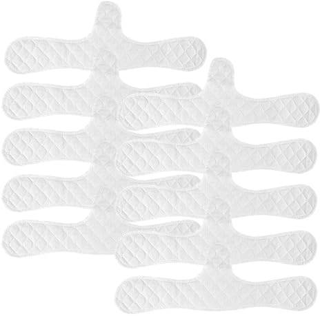 Bra Sweat Liners, Washable Cotton Pads, Breast Sweat Absorbing Inserts, 10-Piece Set, Nursing and Sports Accessory, Hot Weather Comfort for Running Exercise Outdoor Activities