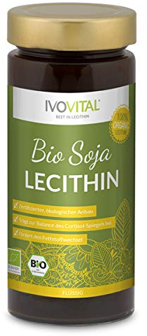 Lecitina de soja orgánica líquida, IVOVITAL® (prensado ecológico) (275 ml)