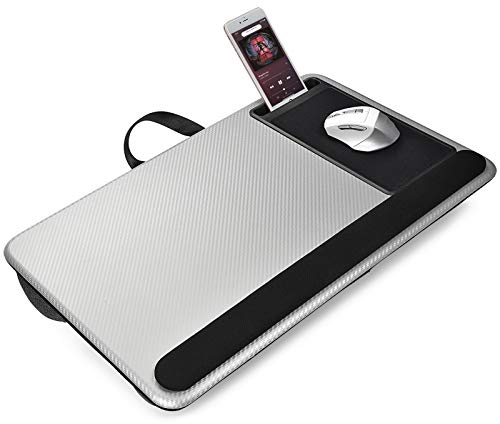 Laptopkissen für Bett mit Kissen,Laptop Unterlage Zubehör Couch mit Mausunterlage and Handgelenkauflage,Laptoptisch Tablett Passen bis zu 17 Zoll Laptop Notebook