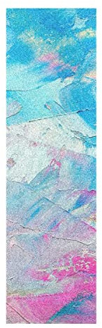 Bunte Kunstfarben Abstrakt Muster Skateboard Griptape Rutschfest Selbstklebend Longboard Griptapes Aufkleber Griffband(84 * 23cm 1pcs)