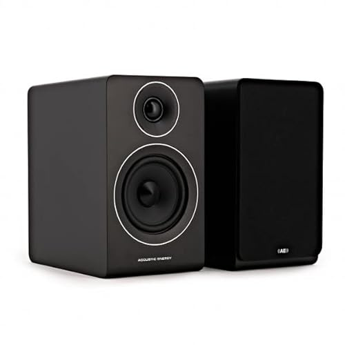 Acoustic Energy AE100² - Altoparlanti da scaffale neri (coppia)