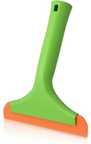 FOSHIO Estrattore per finestre in silicone, piccolo estrattore per auto, per doccia, piccolo per auto, pulitore per finestre, bagno, parabrezza, strumento di pulizia