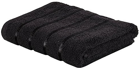 A2Z Luxurious 100% Cotton Black Color Towel 500 GSM Soft Absorbent Bath Towel (66x118 cm)