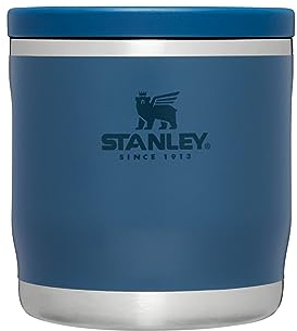 Stanley Adventure To-Go Food Jar 0.35L - Thermobehälter Für Essen - 4 Stunden Heiß - 4 Stunden Kalt - Auslaufsicher - Einfaches Reinigen - Breite Öffnung - Spülmaschinenfest - BPA Frei - Abyss