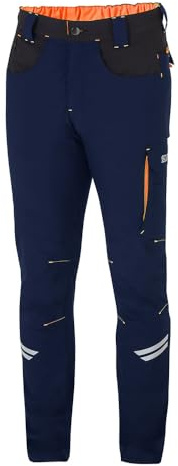Sparco Pantaloni da Lavoro Kansas da Uomo Tecnici Leggeri Estivi in Tessuto Nylon Stretch, Slim Fit con Multitasche e Rinforzi sulle Ginocchia. Modello Tech Light Trousers.
