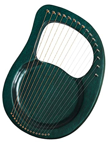 Harpa， 16-strängad lyra Bärbar 19-strängad harpa Massivt träfanérharpa for nybörjare Lyraharpa