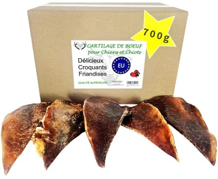 Cartilagine di Manzo Essiccato per Cani, Confezione 700 gr.