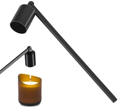 YNPQTDS 16cm Éteignoir À Bougie avec Long Manche en 403 Acier Inoxydable Bosses antidérapantes Extincteur De Bougie Vintage Éteignoir À Bougies pour Eteindre Les Flammes De La Mèche