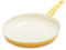 GreenLife Soft Grip Padella da 30 cm in ceramica antiaderente, senza PFAS, lavabile in lavastoviglie, giallo