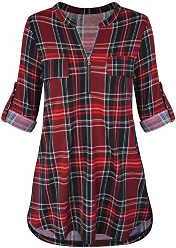 Odosalii Christmas Tops for Women,Nursing Top 3/4 Sleeve Autumn Clothing
