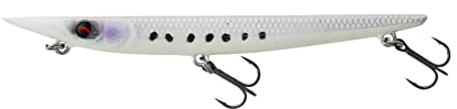 Savage Gear Oberflächenköder zum Meeresangeln 10cm 10g Needle Tracker, Farbe:Snow Sardine