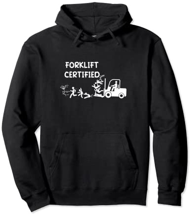 Funny Chariot élévateur certifié Sweat à Capuche