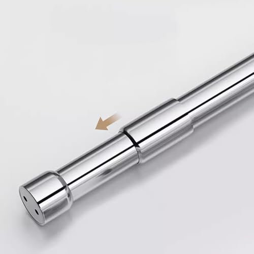 Bastone Armadio Appendiabiti Staffa di Supporto Regolabile per Armadi con Chiodi, Asta Appendiabiti Retrattile In Acciaio Inox per Organizzazione e Stoccaggio, Barra Porta Abiti Salvaspazio(24-36cm (9