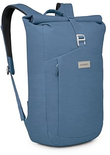 Osprey Arcane Sac à fermeture enroulable unisexe, 24L, Nirvana Blue Heather