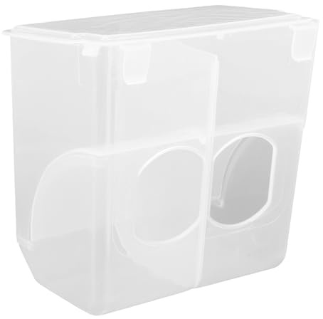 GRADENEVE Comedero Tolva Pájaros Automático para Palomas Diseño Antidesperdicio y Caja Colgante de Material PP, Adecuado para Suministros para Palomas y Alimentación Cómoda
