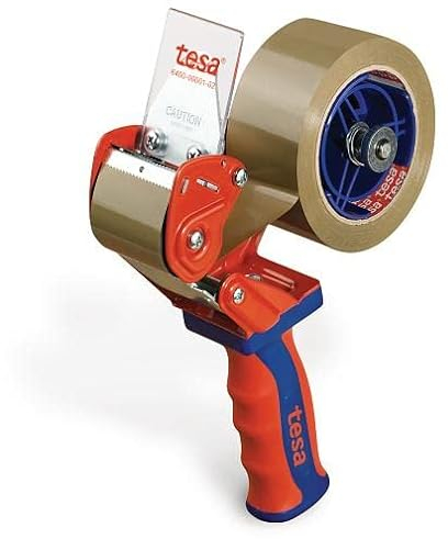 tesa 6400 Packband Handabroller Comfort | Packbandabroller | Klebebandabroller, Menge:3