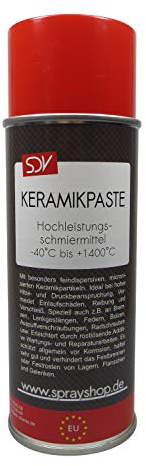 SDV Chemie Keramikpaste 1x 400ml Anti Seize Keramik Spray Montagepaste bis 1400°C KFZ PKW
