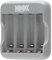 100%PeakPower 4-Slot Battery Charger for AA & AAA Ni-MH Ni-CD Rechargeable Batteries, Micro USB Input, Fast Charging, Intelligent Detection