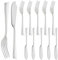 Posate da pesce acciaio inox lucidato a specchio 12 pezzi coltelli pesce da tavola coltelli pesce da tavola posate pesce servizio posate pesce set posate pesce