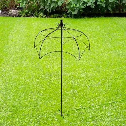Garden Mile Umbrella Trellis Metal Vine Plant Support Trellis Vertical Umbrella Garden Trellis Tower For Climbing Plants Climbing Trellis Flower Pots Supports Ground Stake